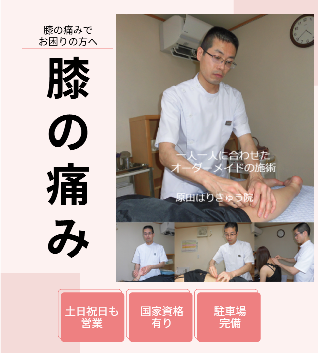 膝の痛みのヘッダー画像
