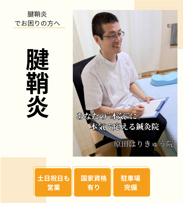 腱鞘炎のヘッダー画像