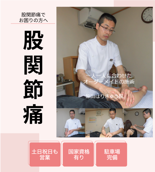 股関節痛のヘッダー画像